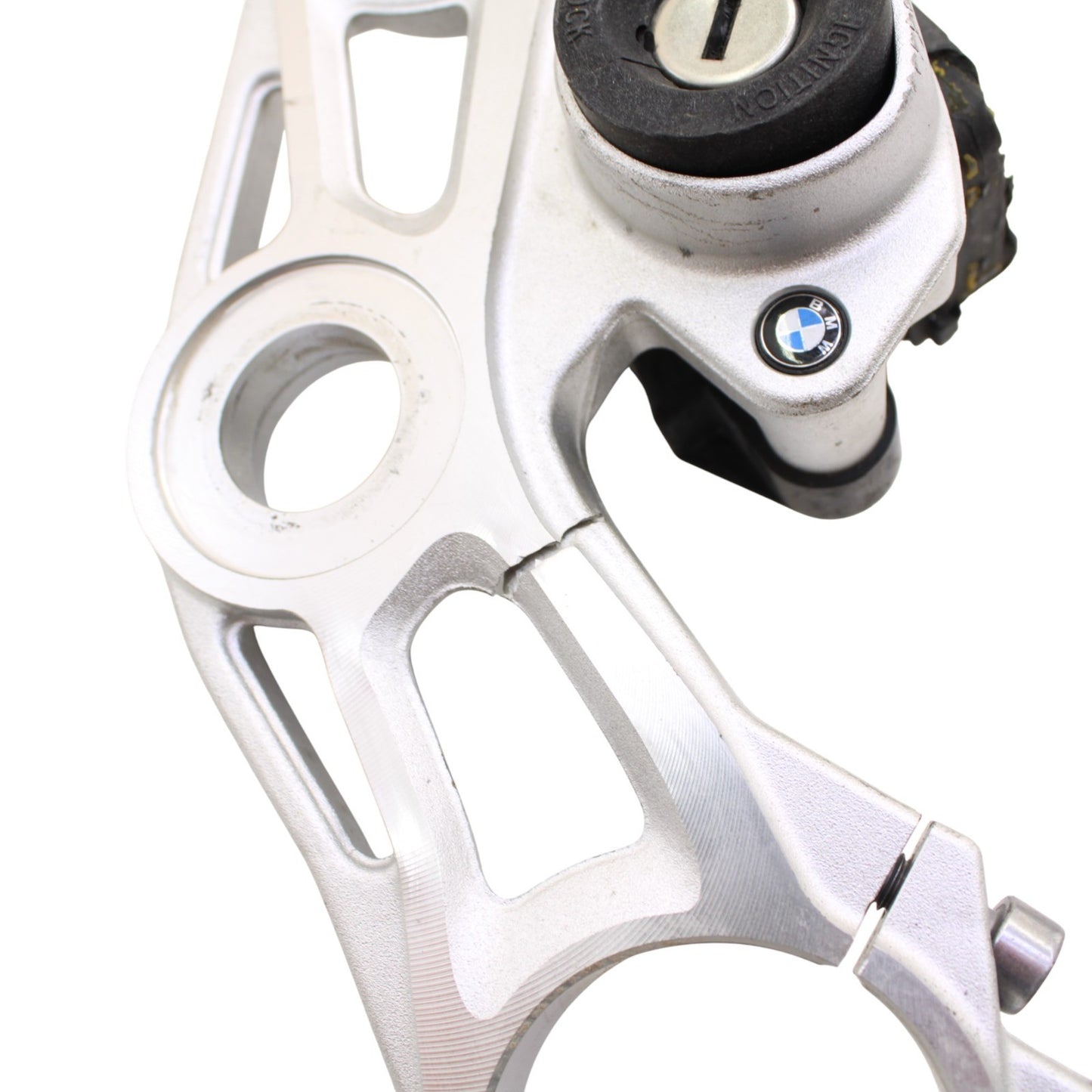 2015 - 2019 BMW S1000RR IGNITION SET KEY GAS CAP SEAT LOCK OEM STOCK *CRACKED*