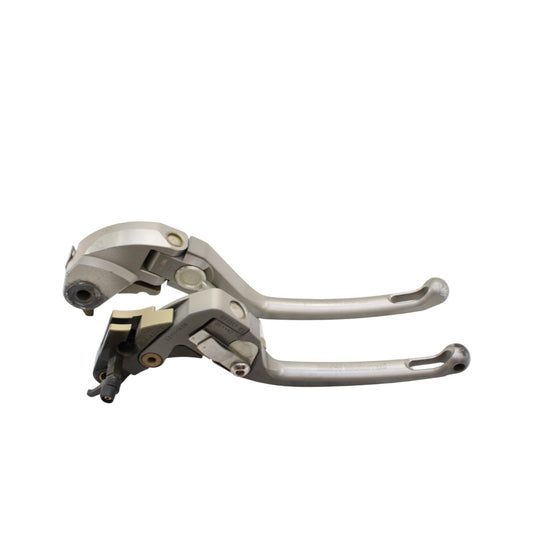 2015 - 2019 BMW S1000RR FRONT CLUTCH BRAKE LEVERS LEFT RIGHT SET SILVER STOCK