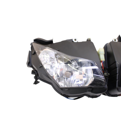 2012 - 2016 HONDA CBR1000RR HEADLIGHT HEAD LIGHT BLACK GOOD TABS LED BULBS