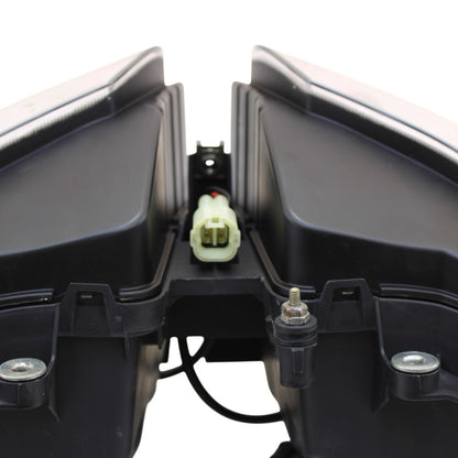 2012 - 2016 HONDA CBR1000RR HEADLIGHT HEAD LIGHT BLACK GOOD TABS LED BULBS