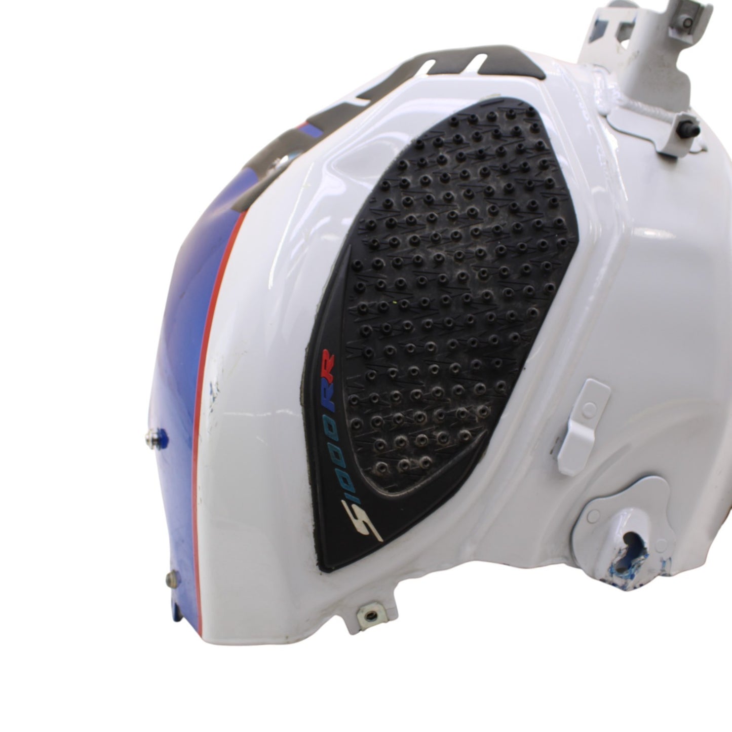 2015 - 2019 BMW S1000RR FUEL TANK GAS PETROL RESERVOIR WHITE BLUE RED *DAMAGED*