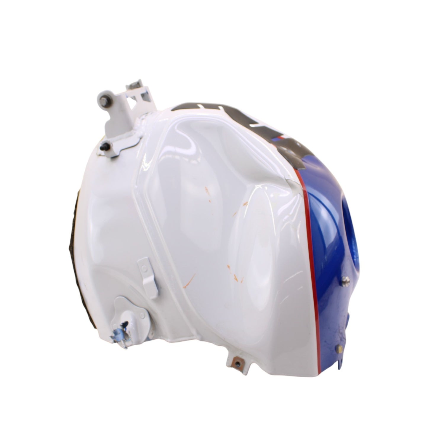 2015 - 2019 BMW S1000RR FUEL TANK GAS PETROL RESERVOIR WHITE BLUE RED *DAMAGED*