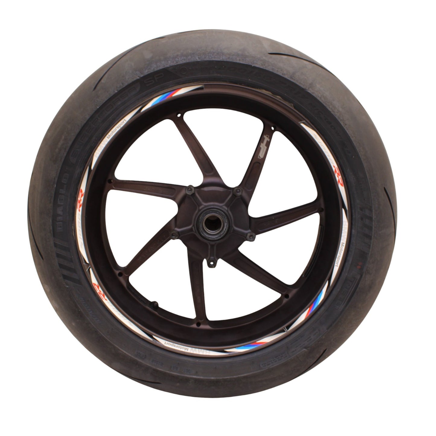 2015 - 2019 BMW S1000 HP FORGED REAR WHEEL BACK RIM TIRE BLACK OEM STOCK