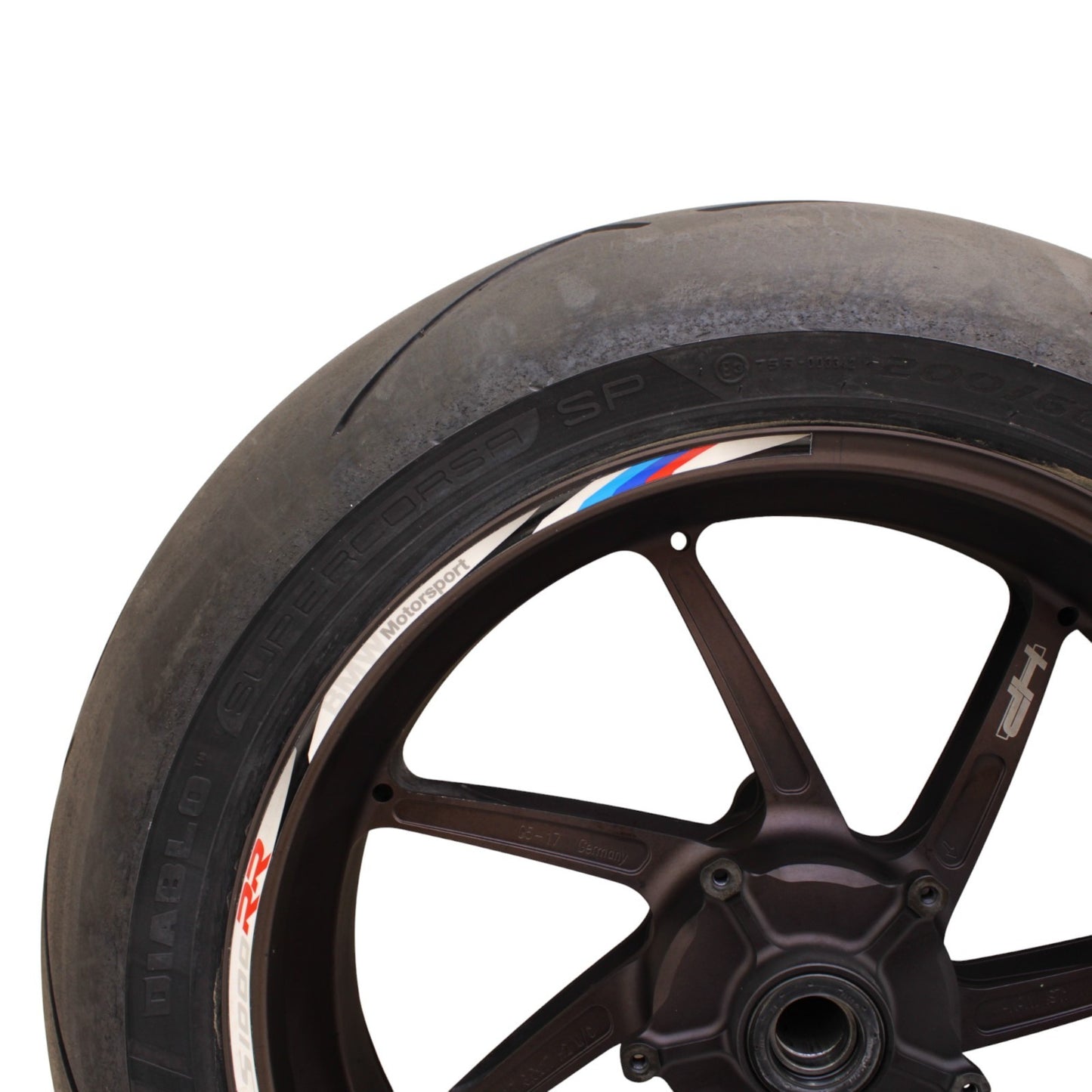 2015 - 2019 BMW S1000 HP FORGED REAR WHEEL BACK RIM TIRE BLACK OEM STOCK