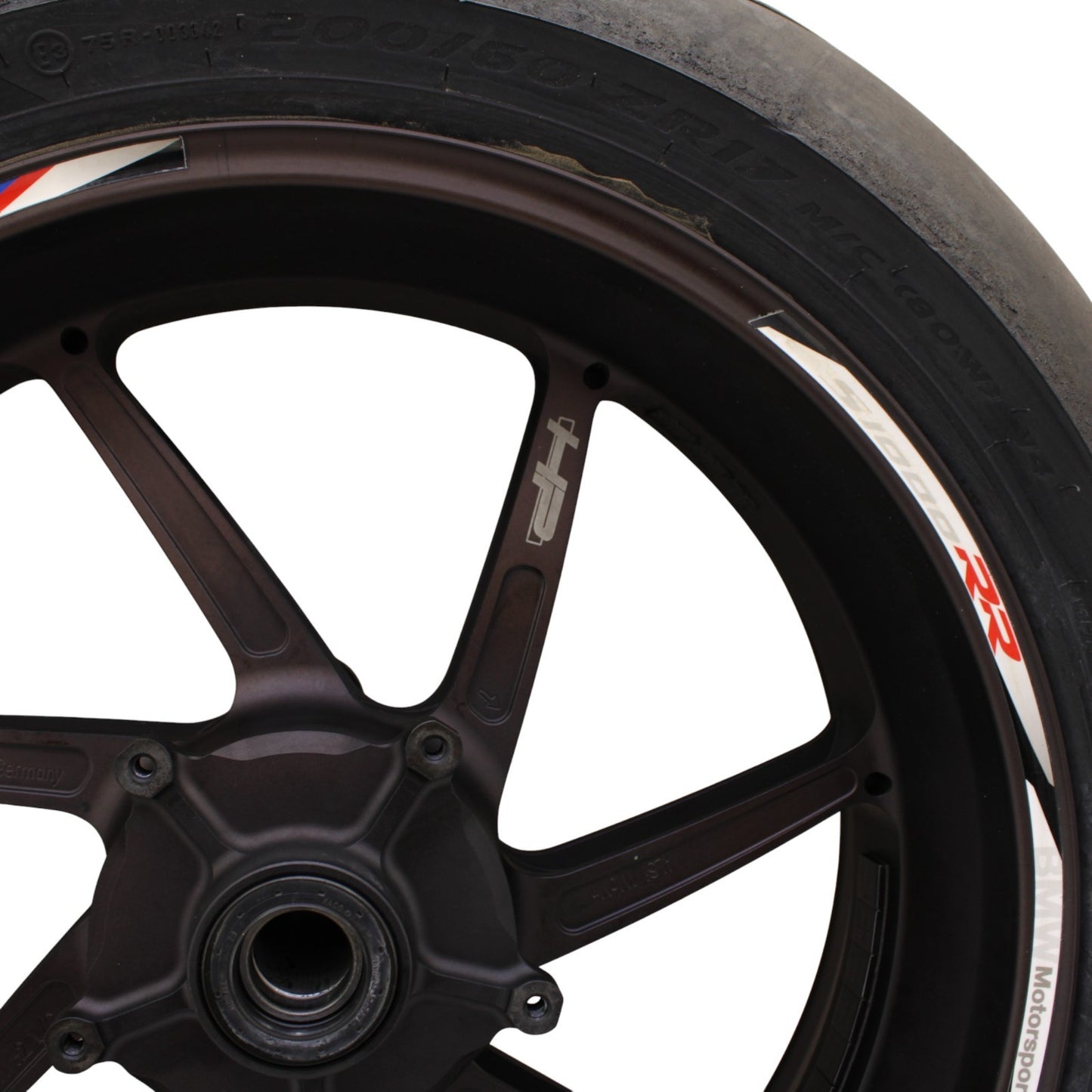 2015 - 2019 BMW S1000 HP FORGED REAR WHEEL BACK RIM TIRE BLACK OEM STOCK