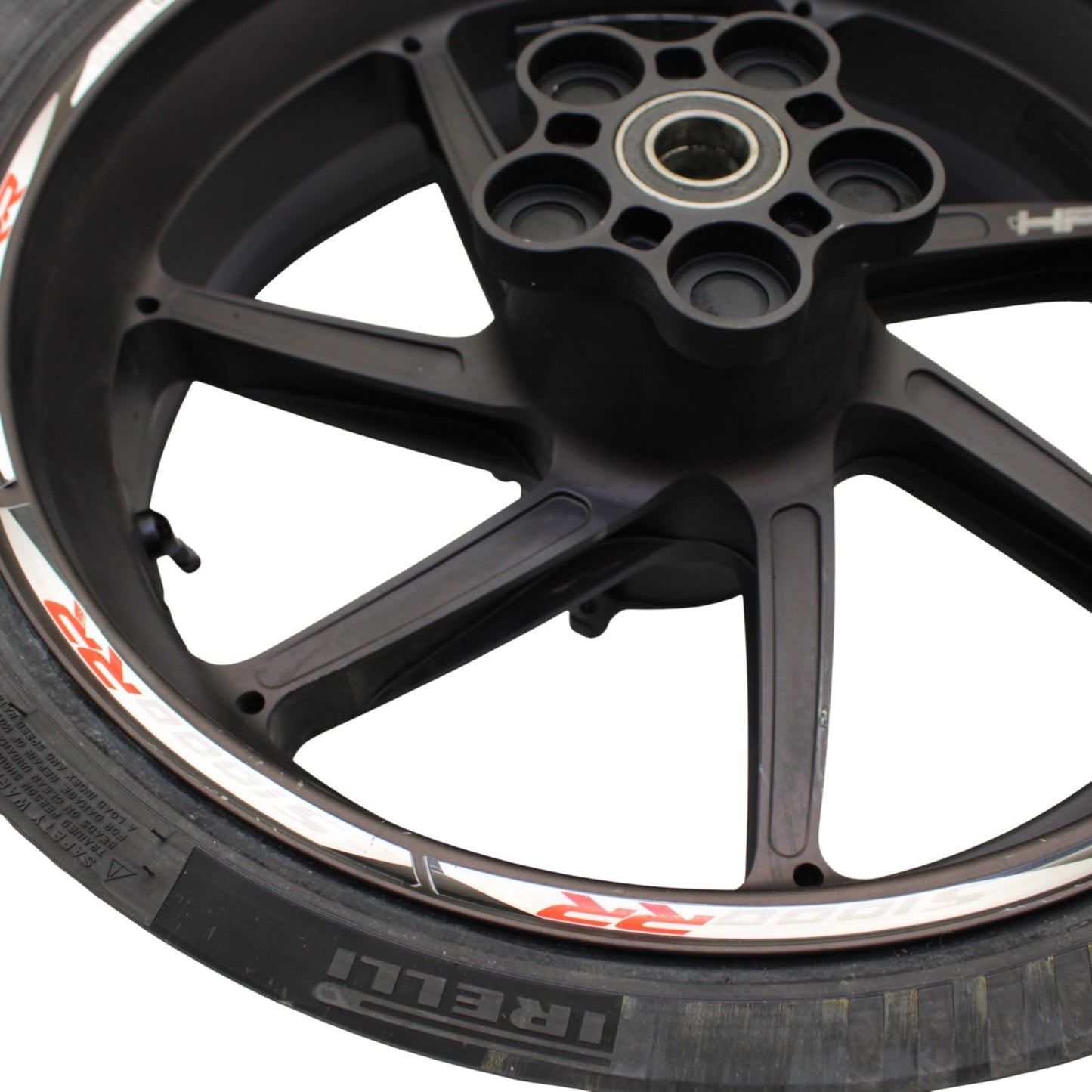 2015 - 2019 BMW S1000 HP FORGED REAR WHEEL BACK RIM TIRE BLACK OEM STOCK