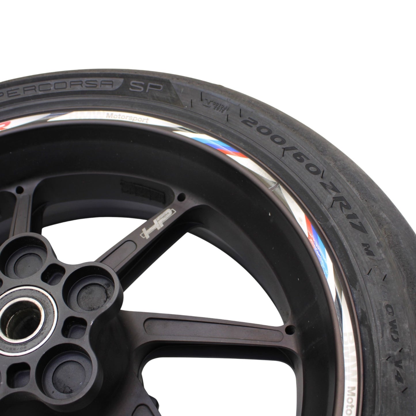 2015 - 2019 BMW S1000 HP FORGED REAR WHEEL BACK RIM TIRE BLACK OEM STOCK