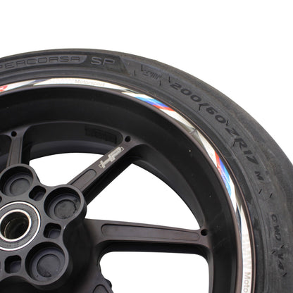 2015 - 2019 BMW S1000 HP FORGED REAR WHEEL BACK RIM TIRE BLACK OEM STOCK