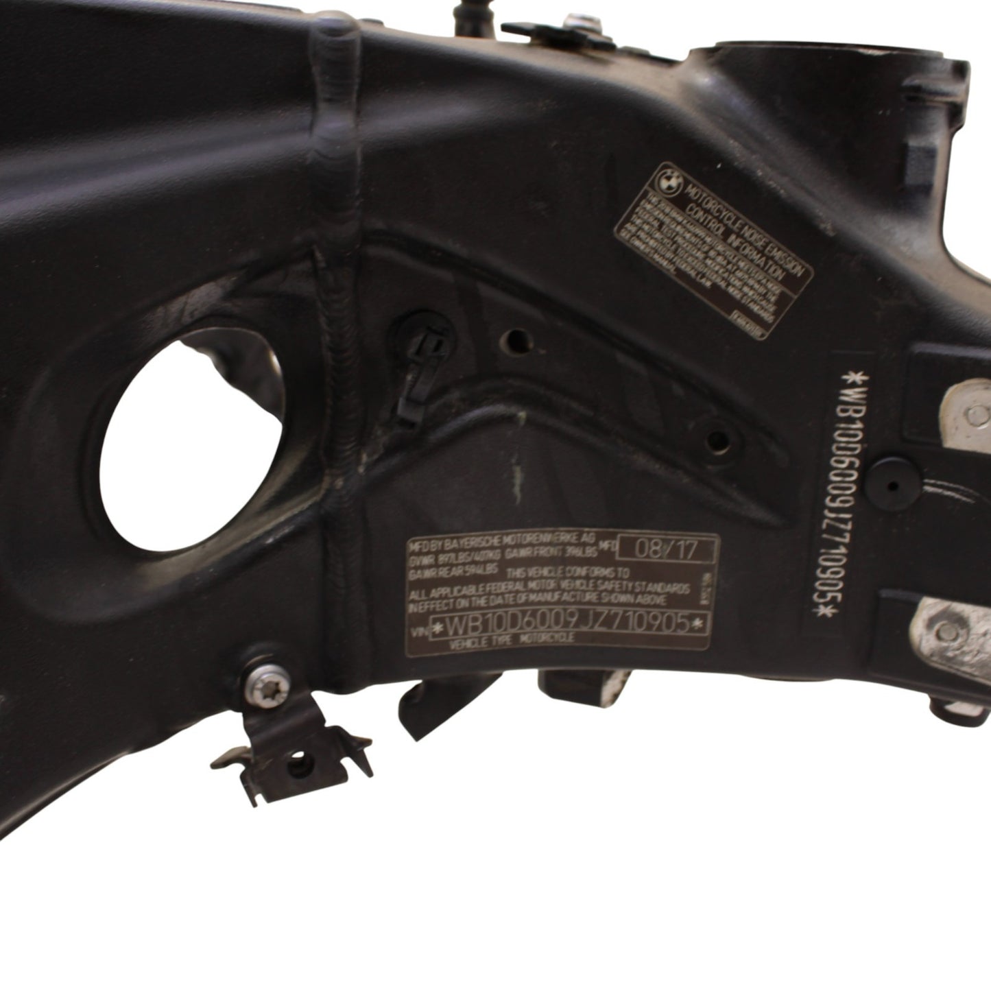 2015 - 2019 BMW S1000RR MAIN FRAME CHASSIS *SLIGHT DAMAGE*