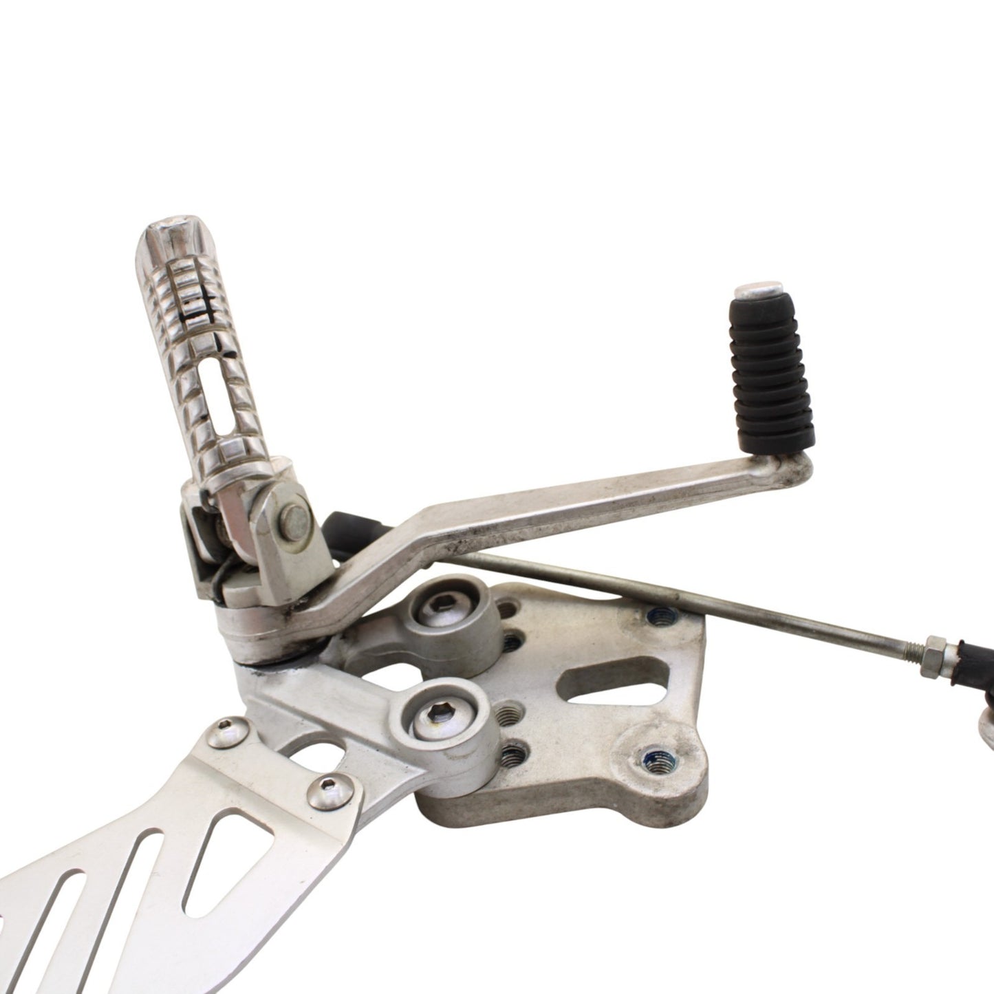 2007 2008 SUZUKI GSXR 1000 REARSET SET DRIVER FOOT PEG SHIFTER LEFT RIGHT SET