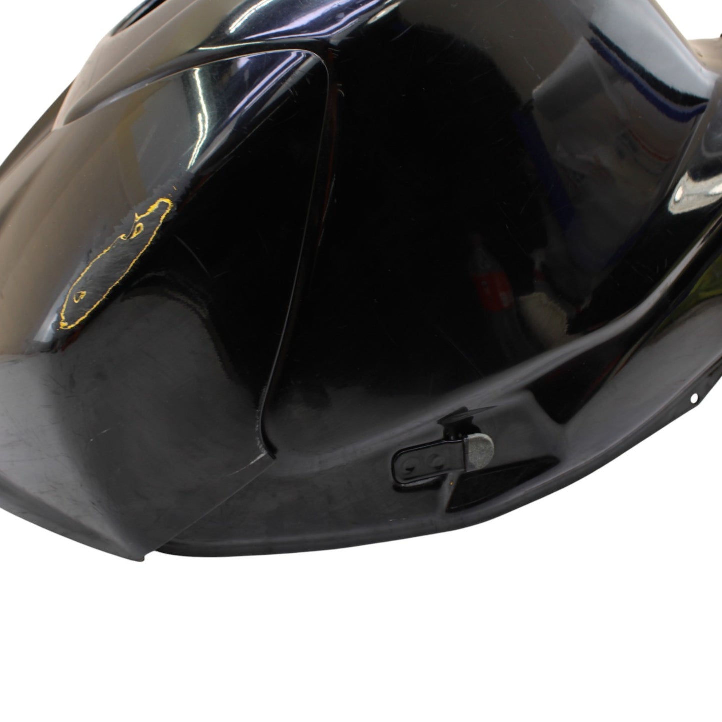 2007 2008 SUZUKI GSXR 1000 GAS TANK FUEL PETROL RESERVOIR BLACK CONTAINER STOCK