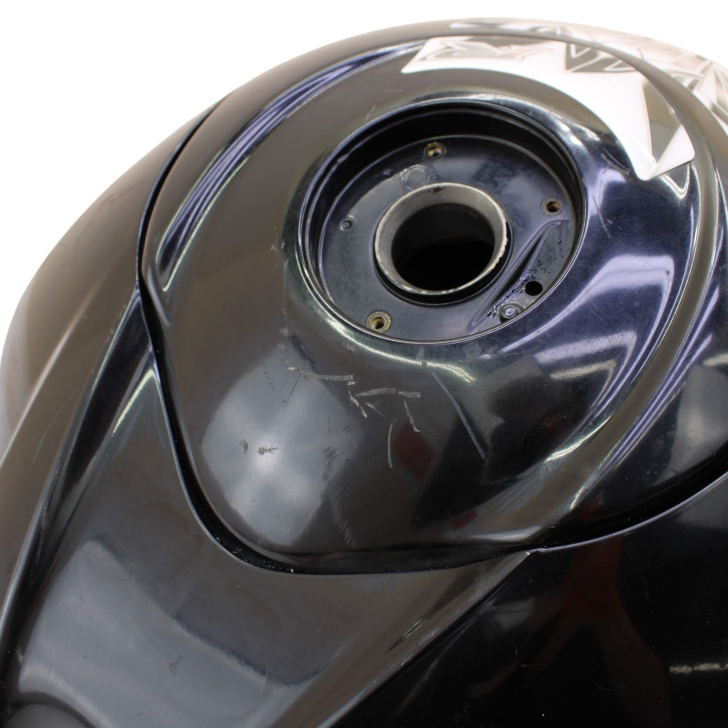 2007 2008 SUZUKI GSXR 1000 GAS TANK FUEL PETROL RESERVOIR BLACK CONTAINER STOCK