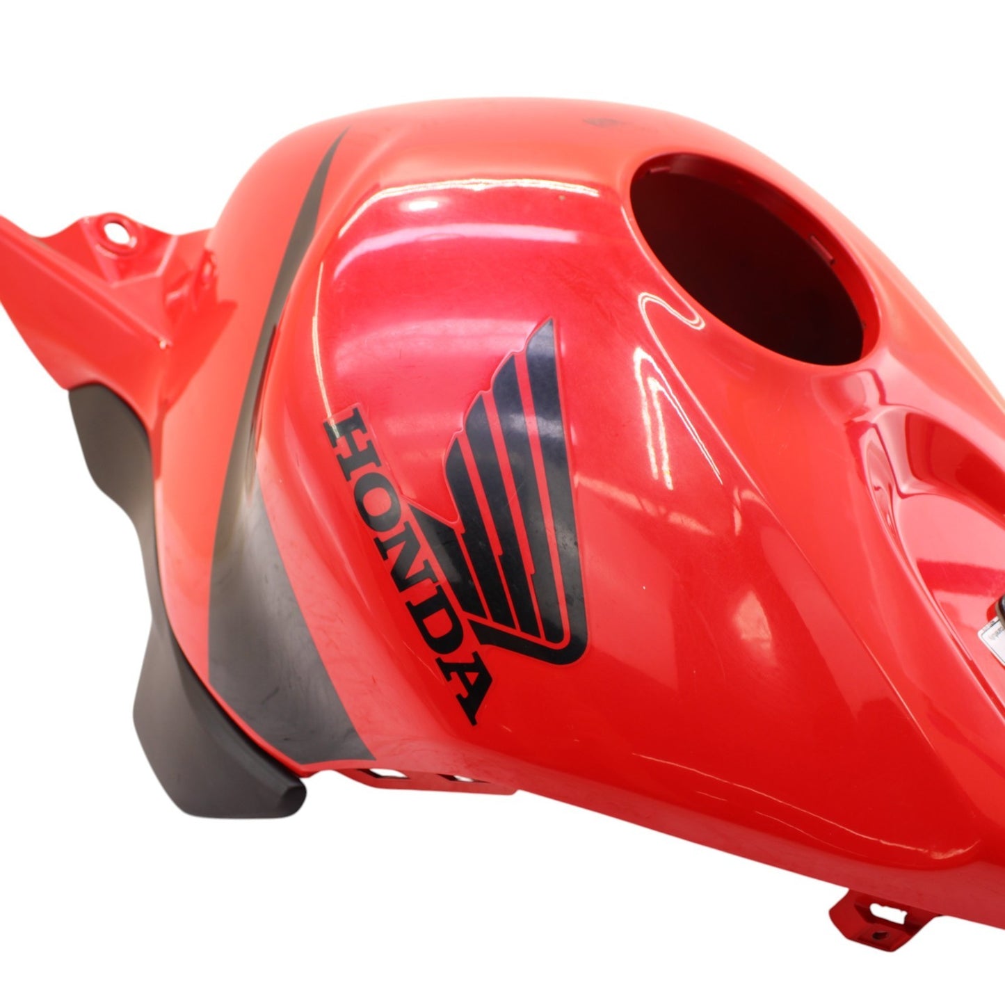 2004 2005 HONDA CBR1000RR FUEL TANK COVER GAS PETROL COWL TRIM PLASTIC RED