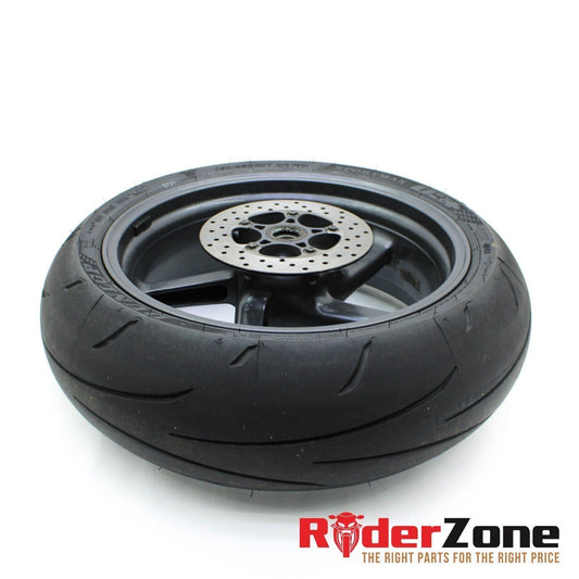 2001 - 2003 APRILIA RSV MILLE R REAR WHEEL RIM DUNLOP TIRE BRAKE ROTOR STOCK