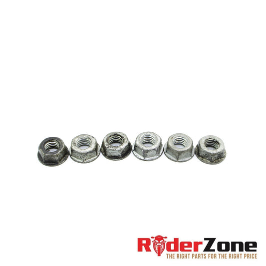 1999 - 2003 APRILIA RSV MILLE R HEADER BOLTS EXHAUST MANIFOLD COMPLETE SET OEM