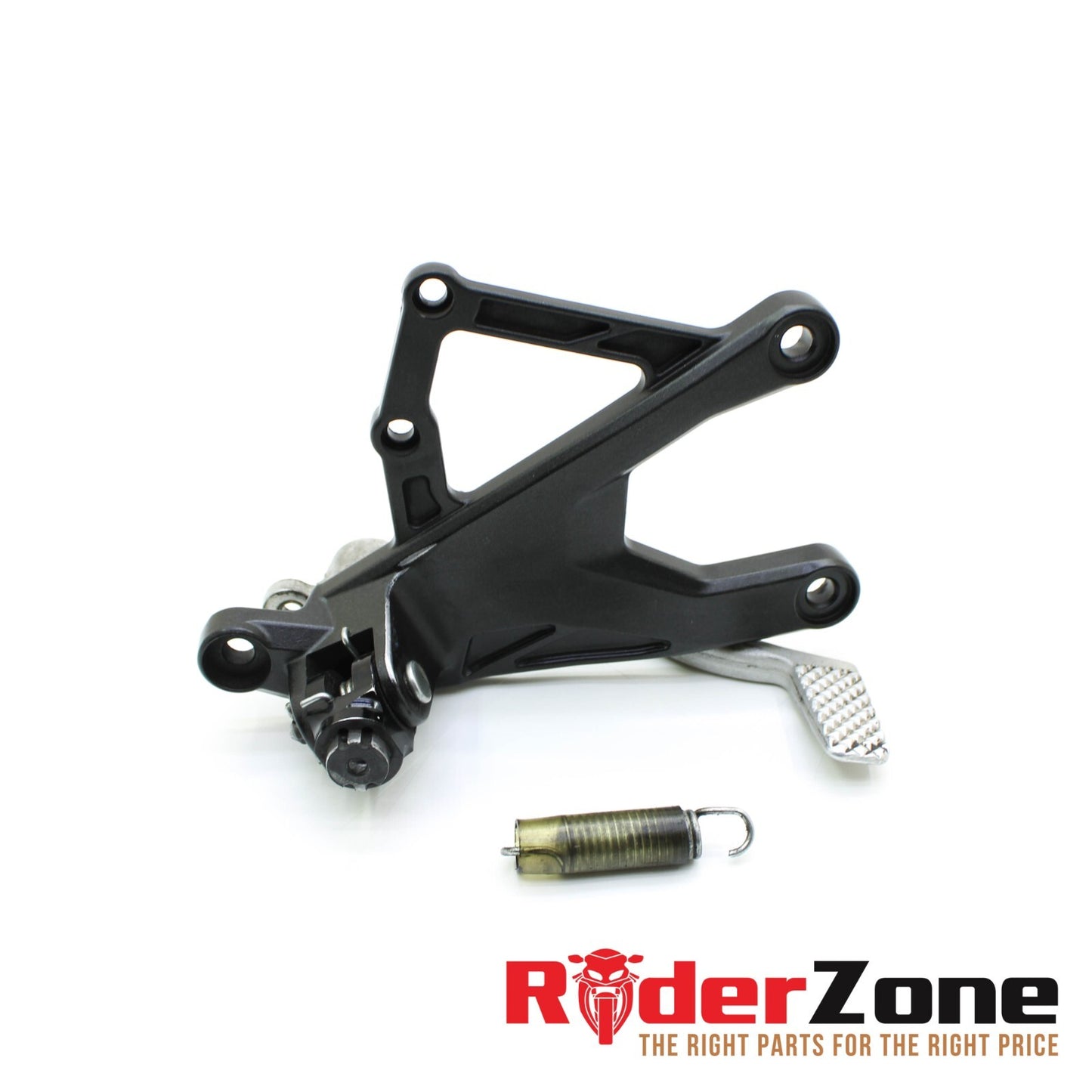 2015 - 2019 YAMAHA YZF R1 RIGHT REARSET REAR SET DRIVER FOOT PEG BLACK STRAIGHT