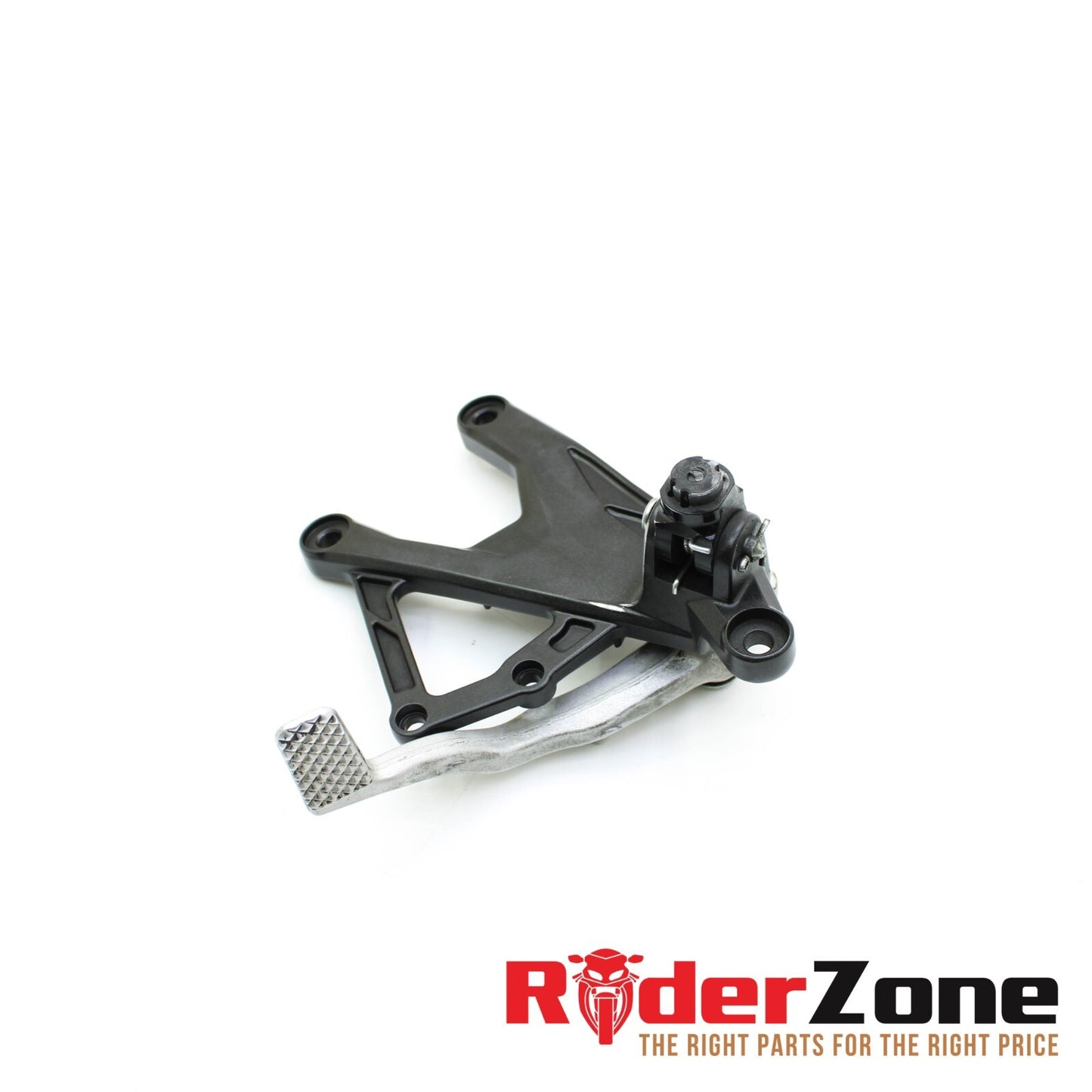 2015 - 2019 YAMAHA YZF R1 RIGHT REARSET REAR SET DRIVER FOOT PEG BLACK STRAIGHT