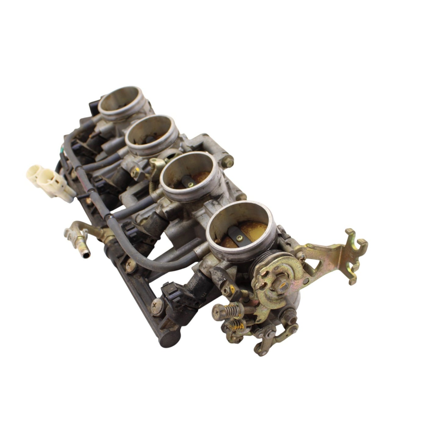 2003 2004 SUZUKI GSXR 1000 THROTTLE BODIES MAIN FUEL INJECTORS STOCK OEM