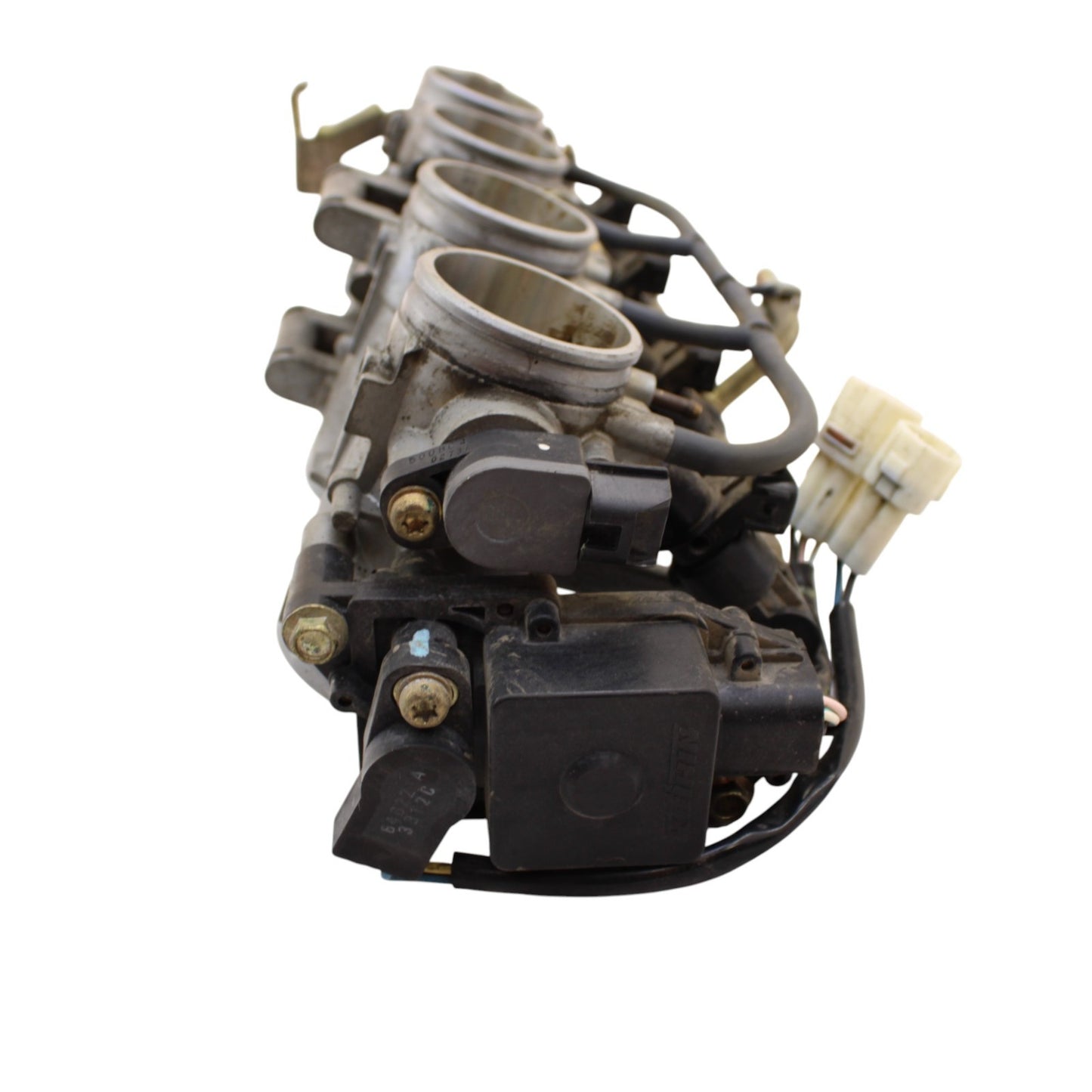 2003 2004 SUZUKI GSXR 1000 THROTTLE BODIES MAIN FUEL INJECTORS STOCK OEM