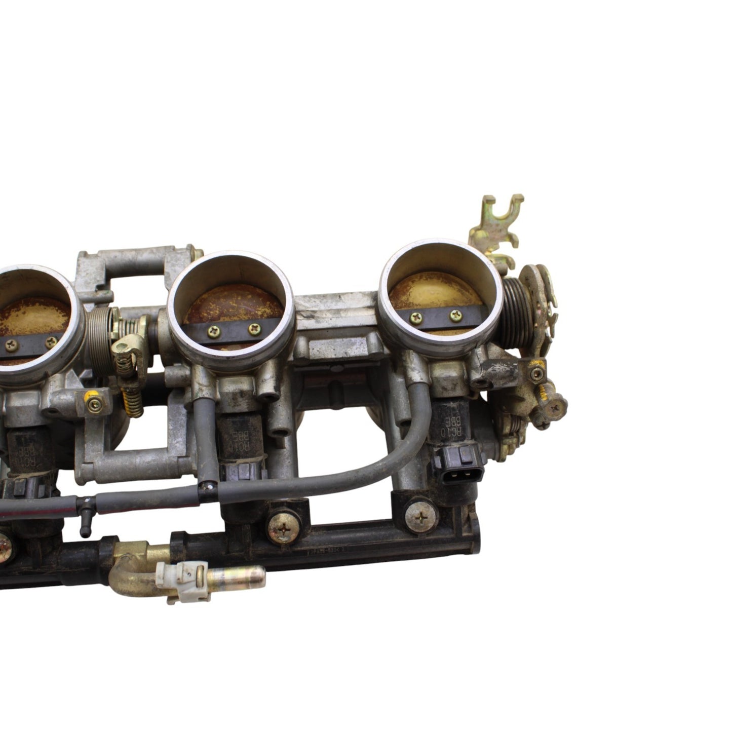 2003 2004 SUZUKI GSXR 1000 THROTTLE BODIES MAIN FUEL INJECTORS STOCK OEM