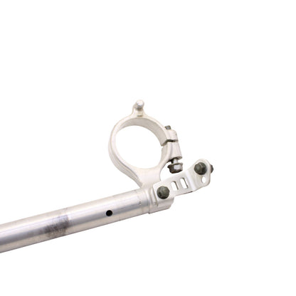 2003 2004 SUZUKI GSXR 1000 CLIP ON HANDLE BAR LEFT RIGHT SET SILVER STRAIGHT