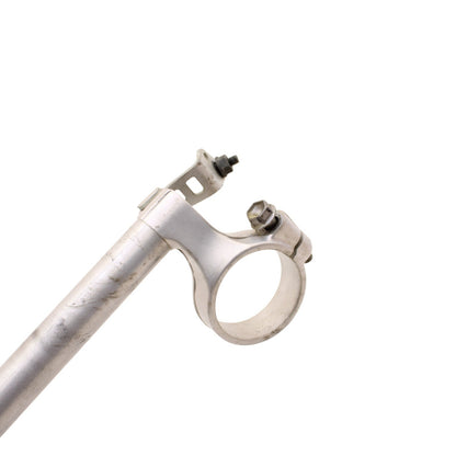 2003 2004 SUZUKI GSXR 1000 CLIP ON HANDLE BAR LEFT RIGHT SET SILVER STRAIGHT