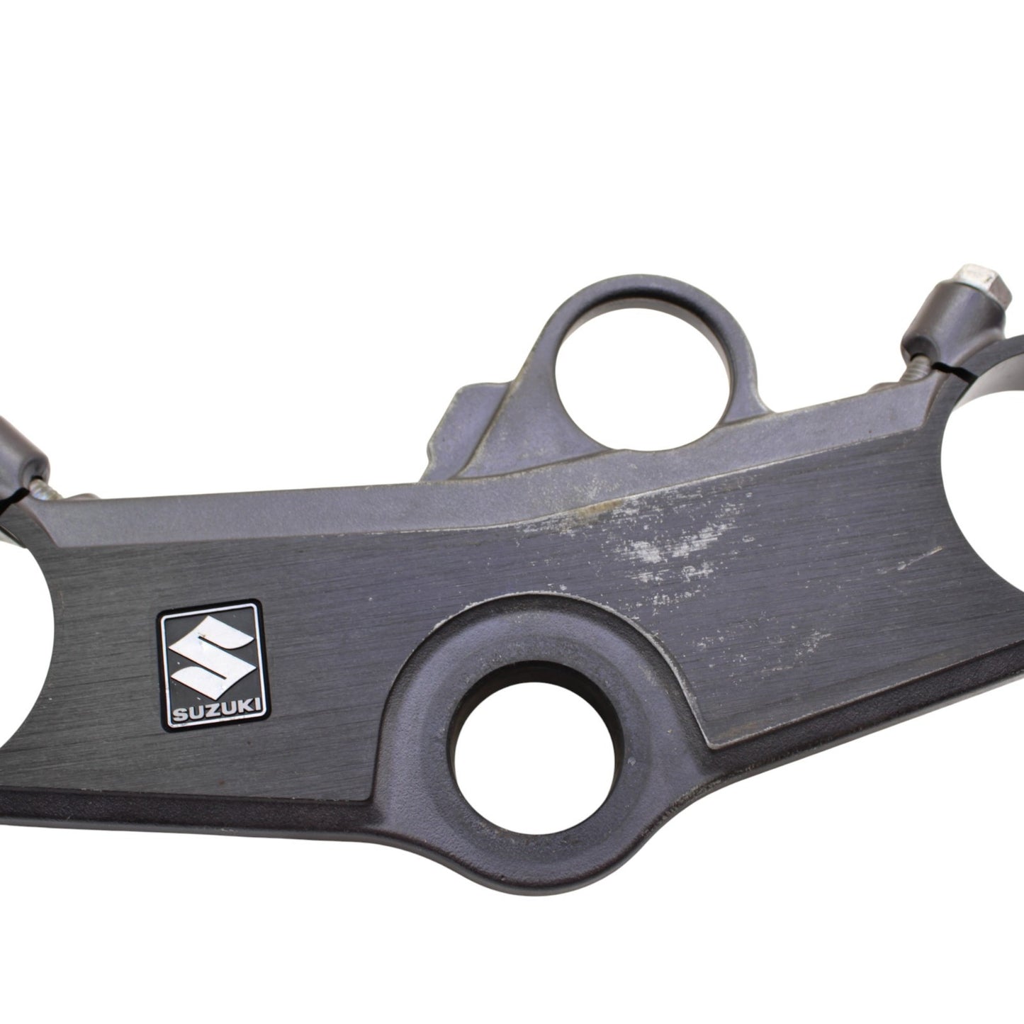 2003 2004 SUZUKI GSXR 1000 UPPER TRIPLE TREE CLAMP FRONT FORKS BLACK STOCK