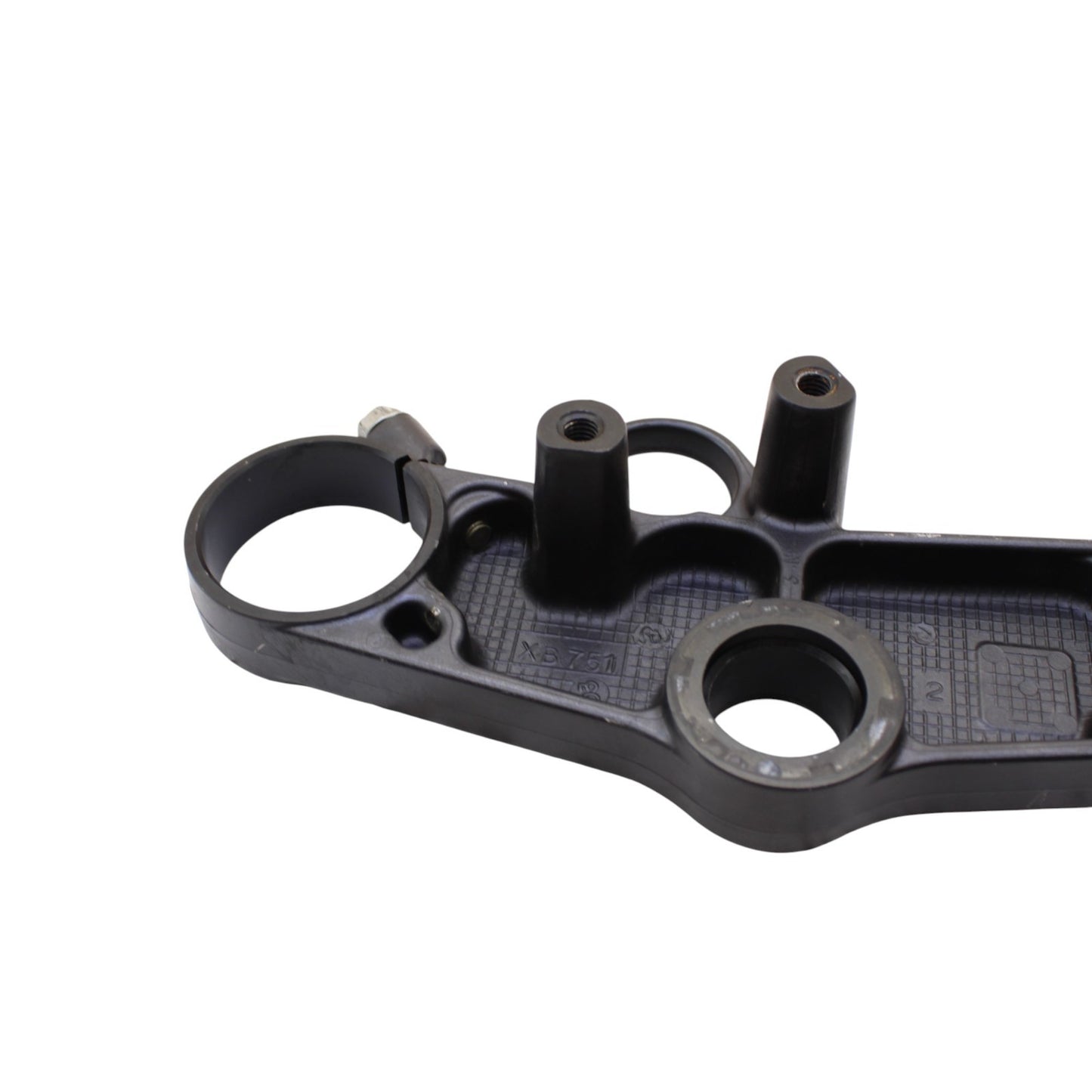 2003 2004 SUZUKI GSXR 1000 UPPER TRIPLE TREE CLAMP FRONT FORKS BLACK STOCK