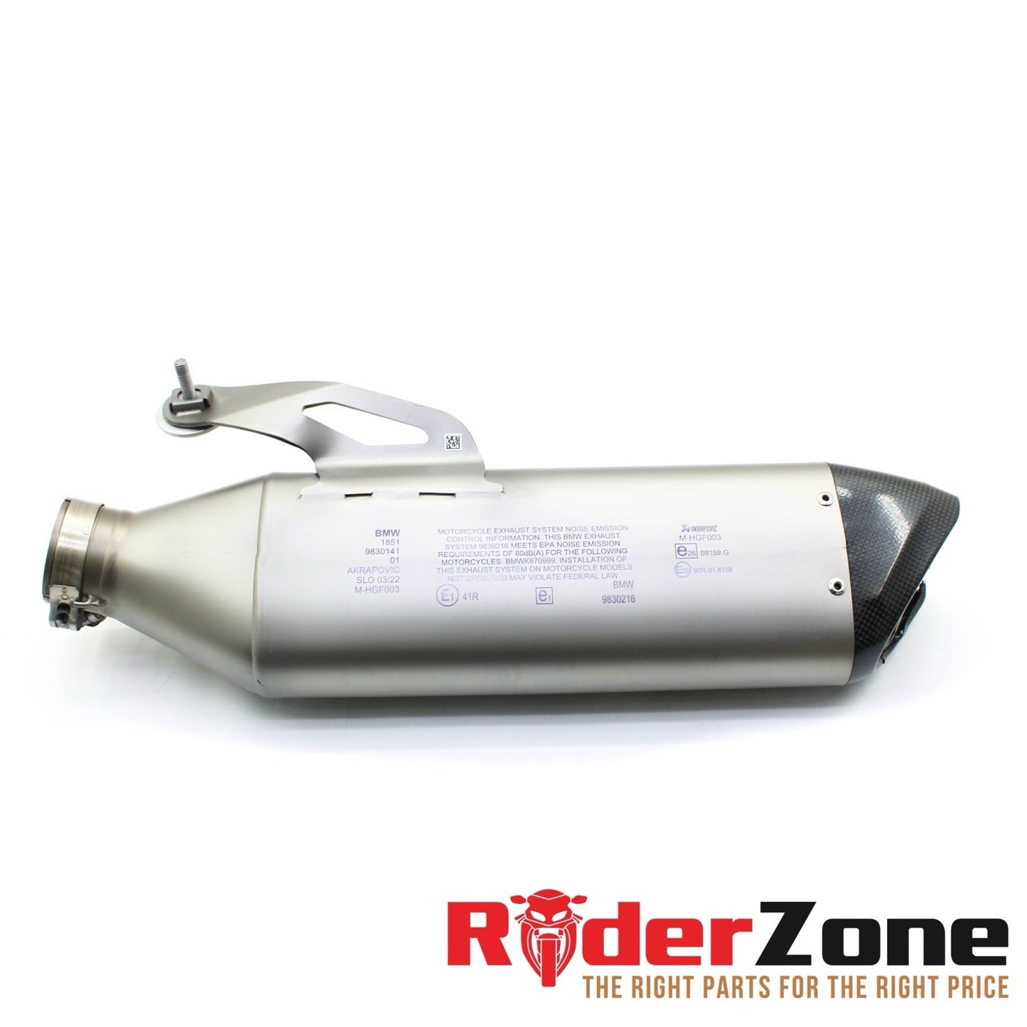 2020 - 2024 BMW S1000RR MUFFLER EXHAUST END SILENCE SLIP ON *DAMAGED*