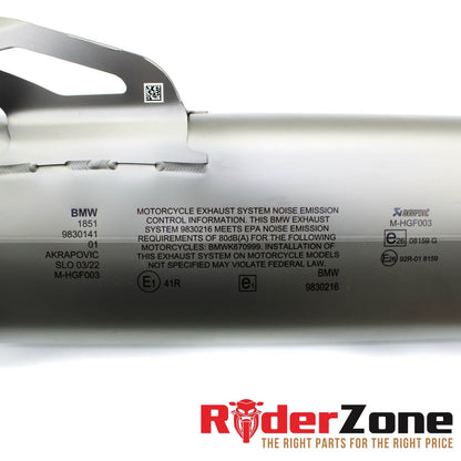 2020 - 2024 BMW S1000RR MUFFLER EXHAUST END SILENCE SLIP ON *DAMAGED*