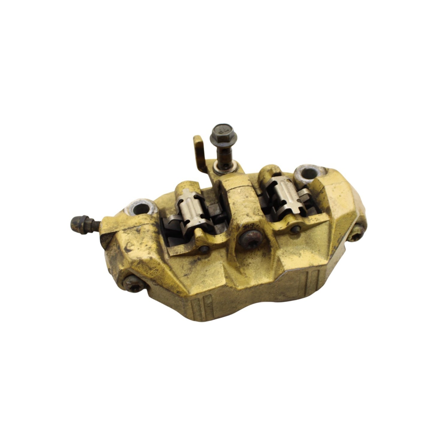 2003 2004 SUZUKI GSXR 1000 FRONT BRAKE CALIPERS LEFT RIGHT SET GOLD PADS