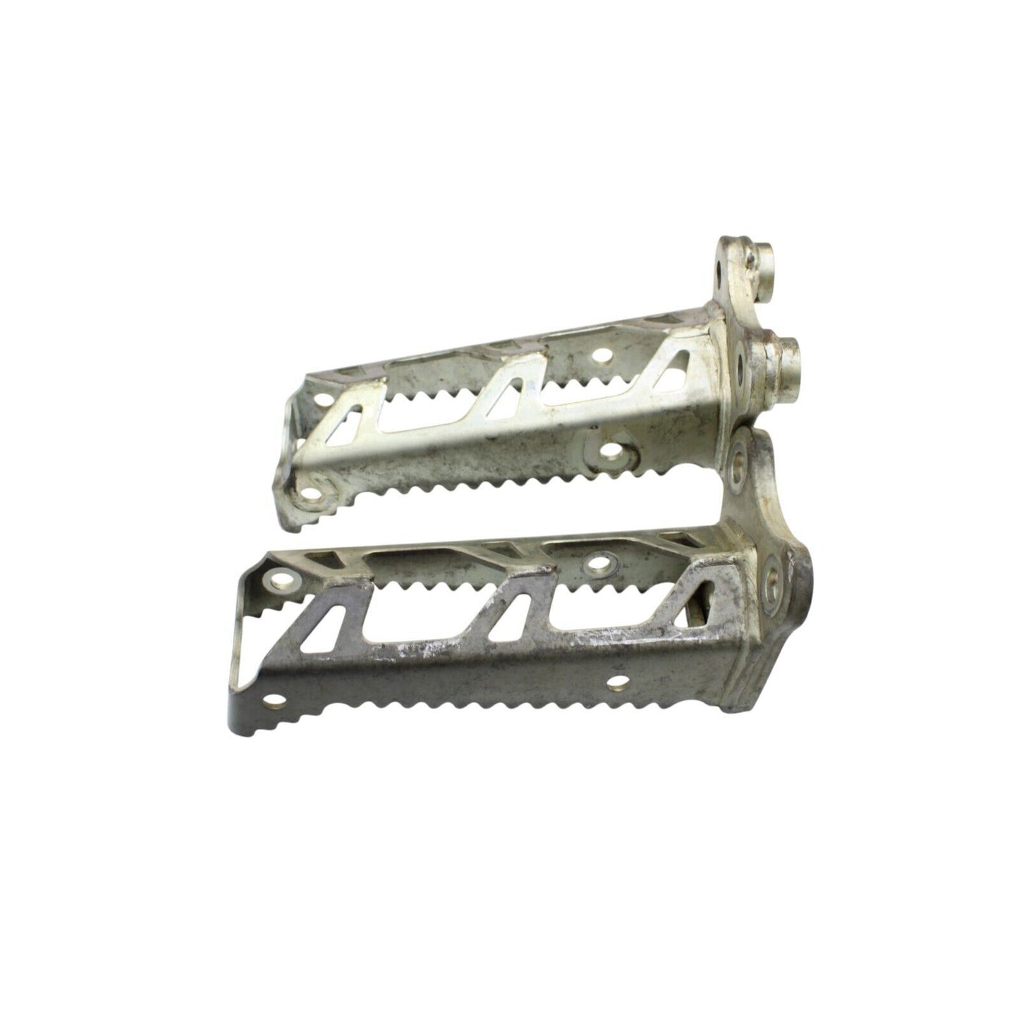 2009 - 2024 YAMAHA YFZ450R FOOT RESTS PEGS FOOTRESTS LEFT RIGHT SILVER OEM