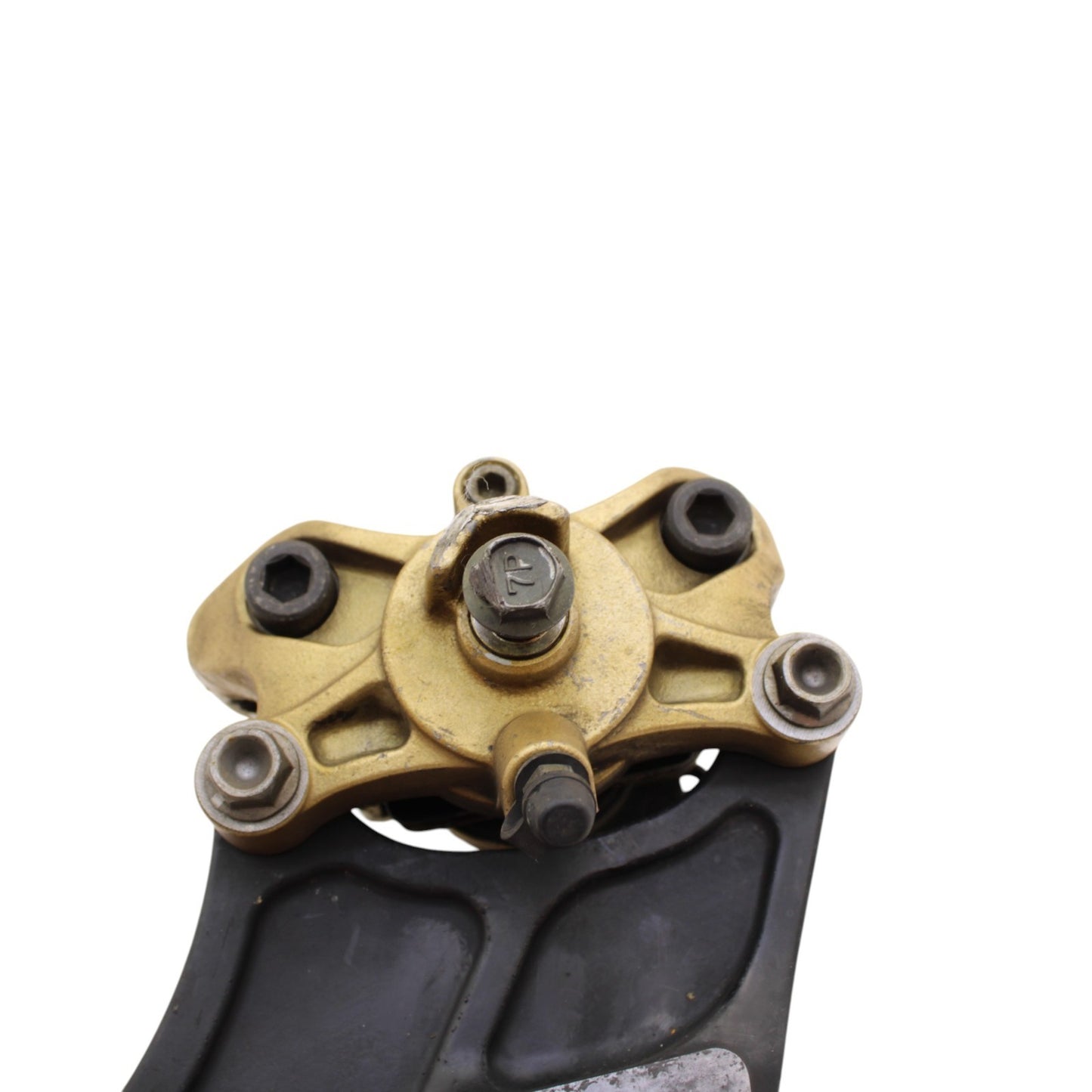 2003 2004 SUZUKI GSXR 1000 REAR BRAKE CALIPER BACK MOUNT BRACKET PADS STOCK