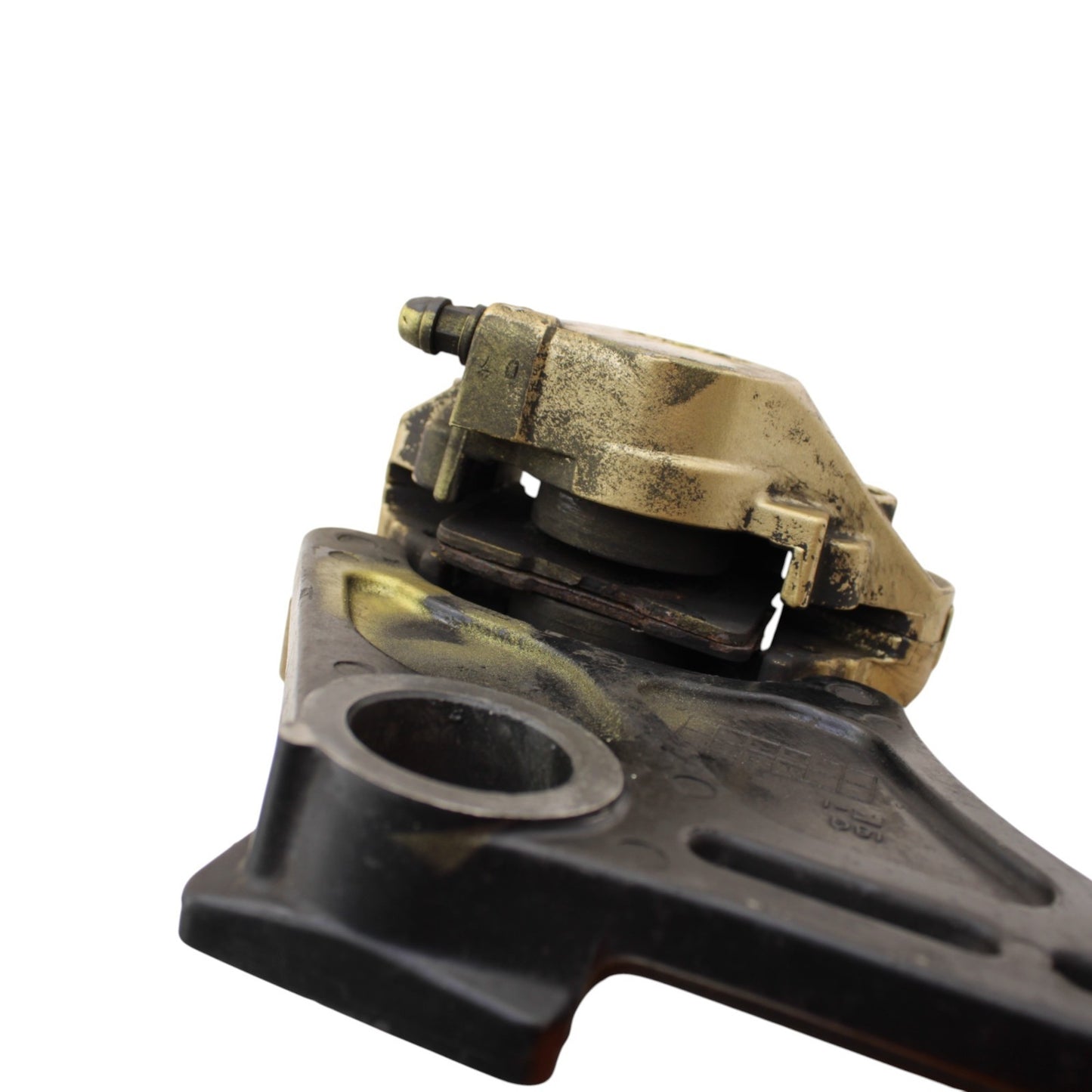 2003 2004 SUZUKI GSXR 1000 REAR BRAKE CALIPER BACK MOUNT BRACKET PADS STOCK