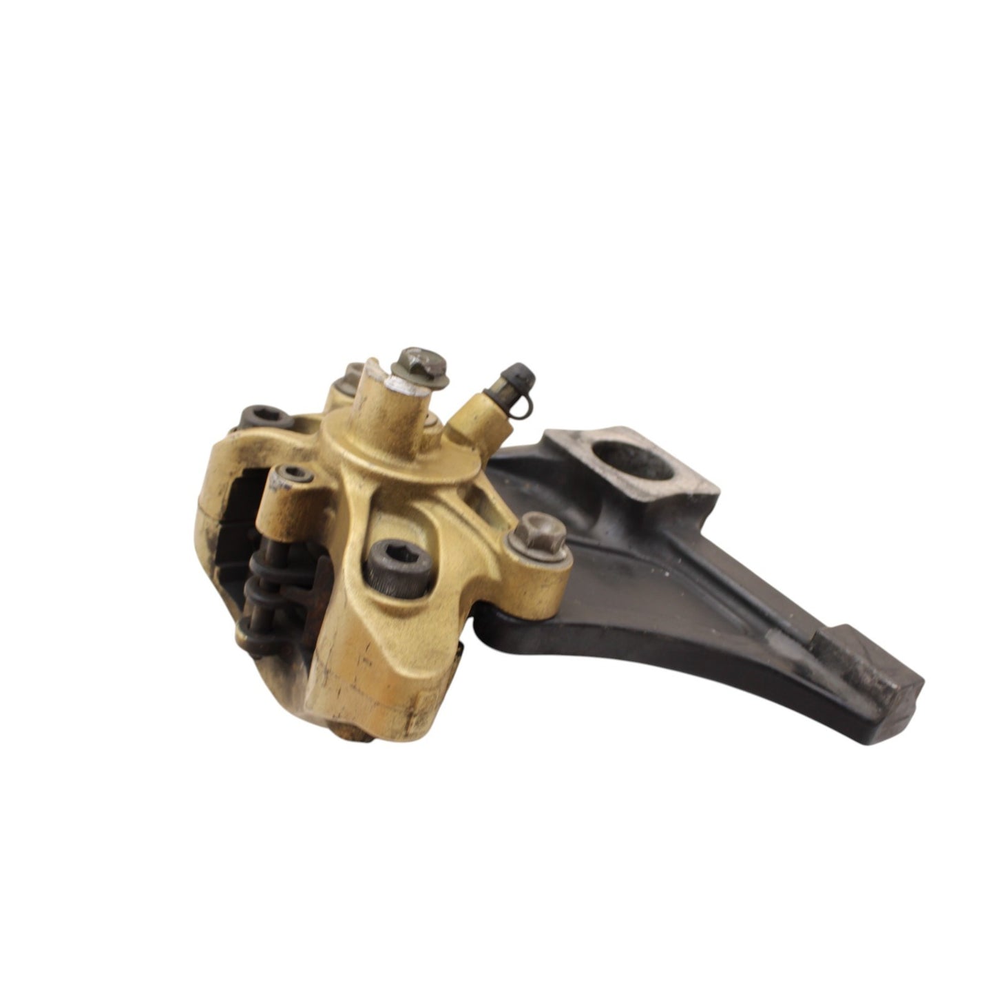 2003 2004 SUZUKI GSXR 1000 REAR BRAKE CALIPER BACK MOUNT BRACKET PADS STOCK