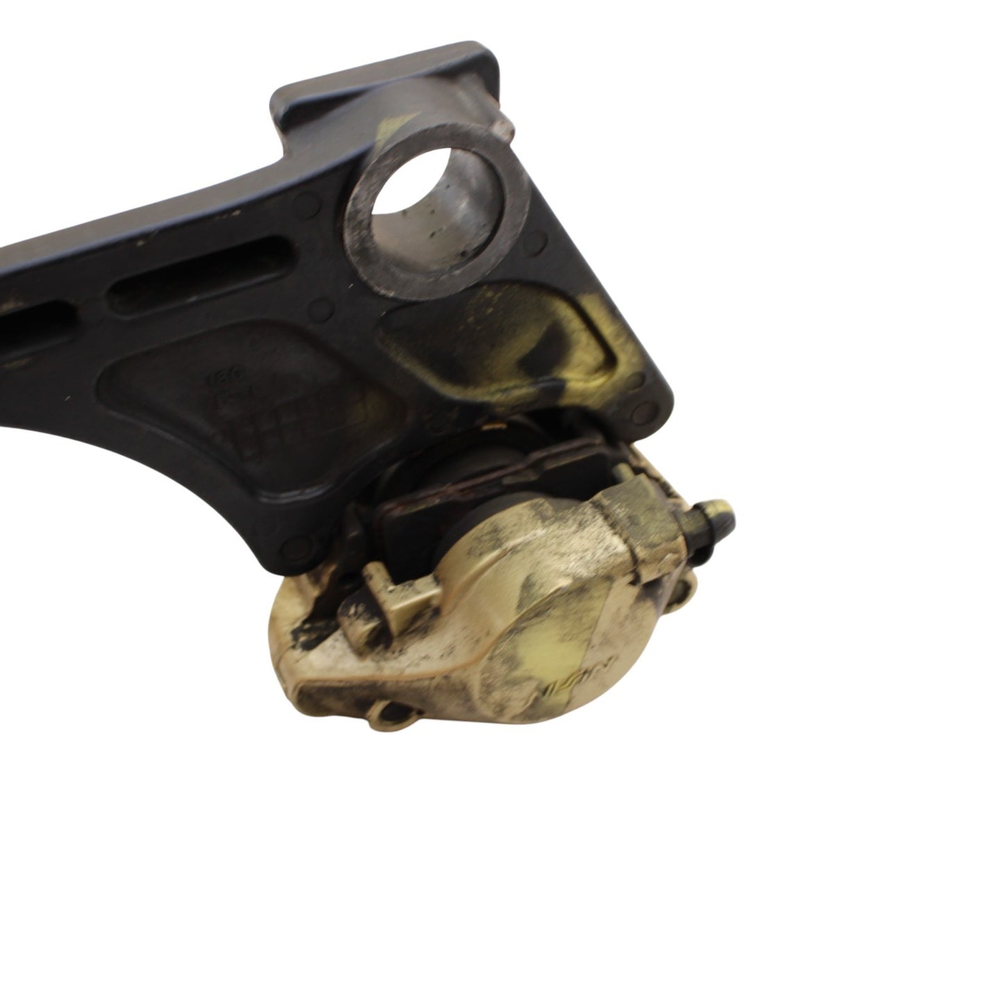 2003 2004 SUZUKI GSXR 1000 REAR BRAKE CALIPER BACK MOUNT BRACKET PADS STOCK