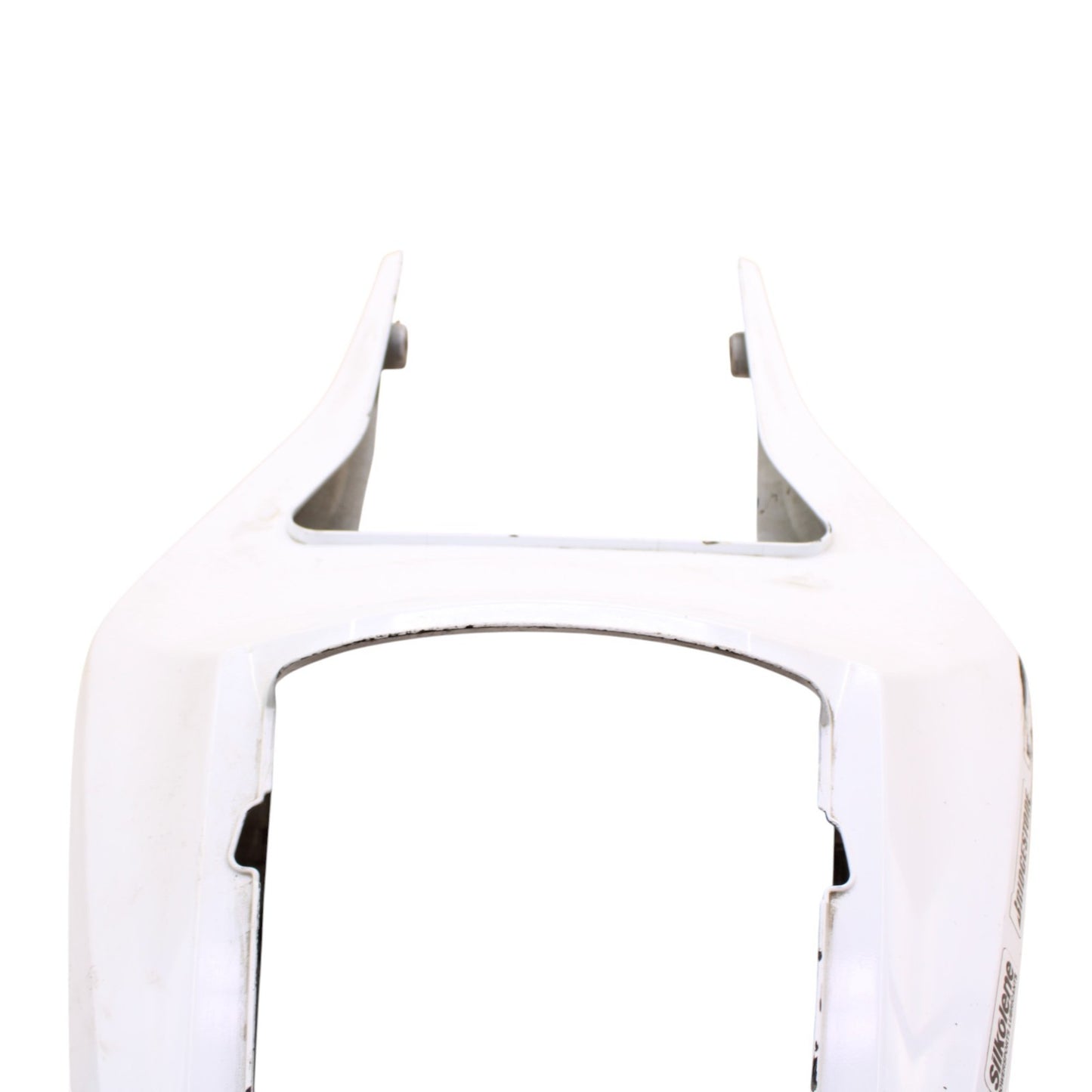 2003 2004 SUZUKI GSXR 1000 REAR BACK TAIL FAIRING COWL SHROUD WHITE PLASTIC