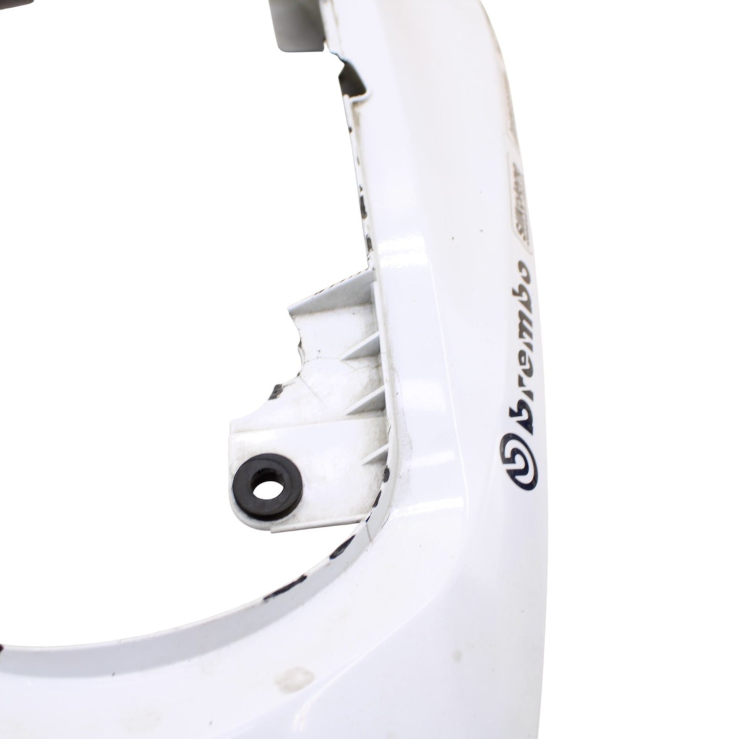 2003 2004 SUZUKI GSXR 1000 REAR BACK TAIL FAIRING COWL SHROUD WHITE PLASTIC