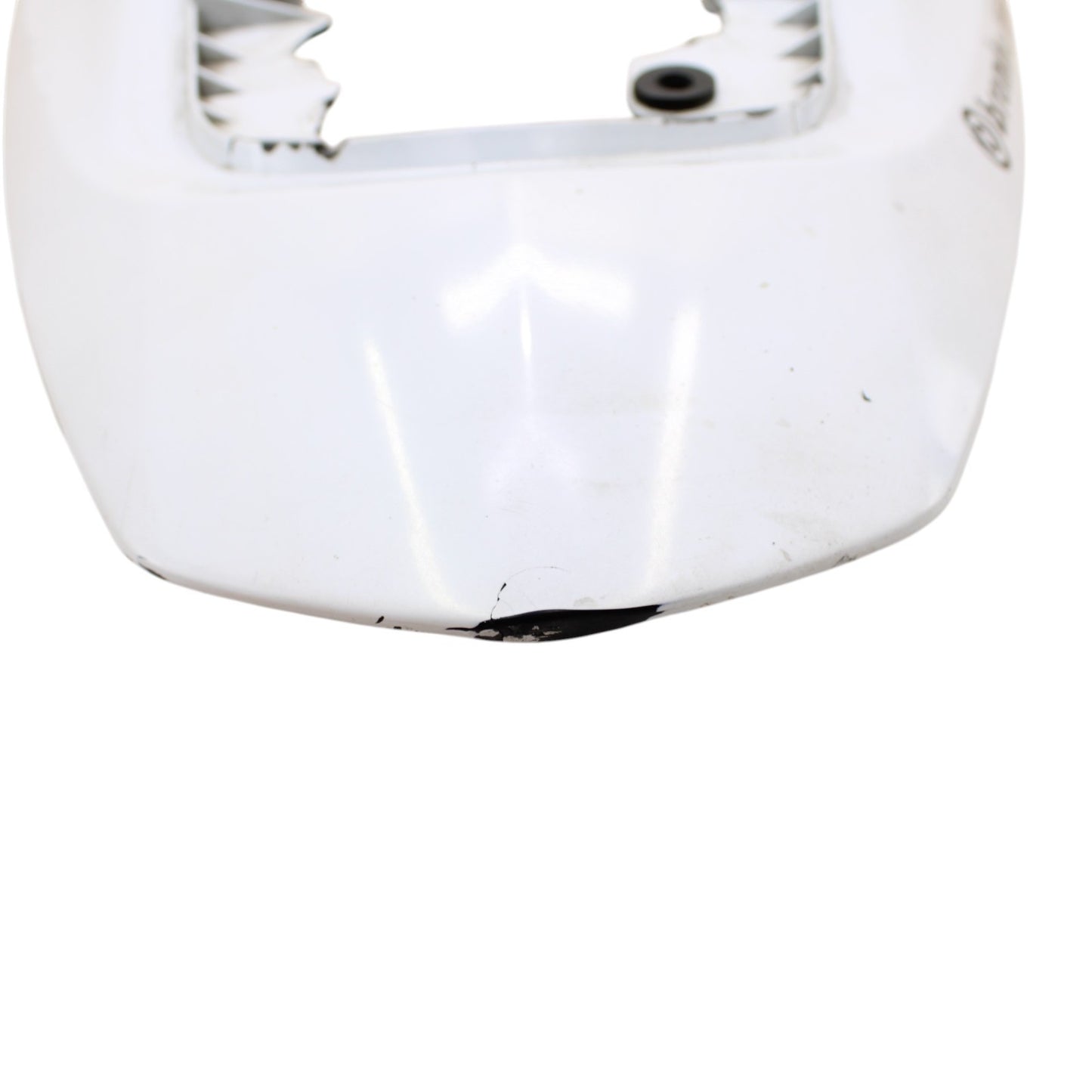 2003 2004 SUZUKI GSXR 1000 REAR BACK TAIL FAIRING COWL SHROUD WHITE PLASTIC