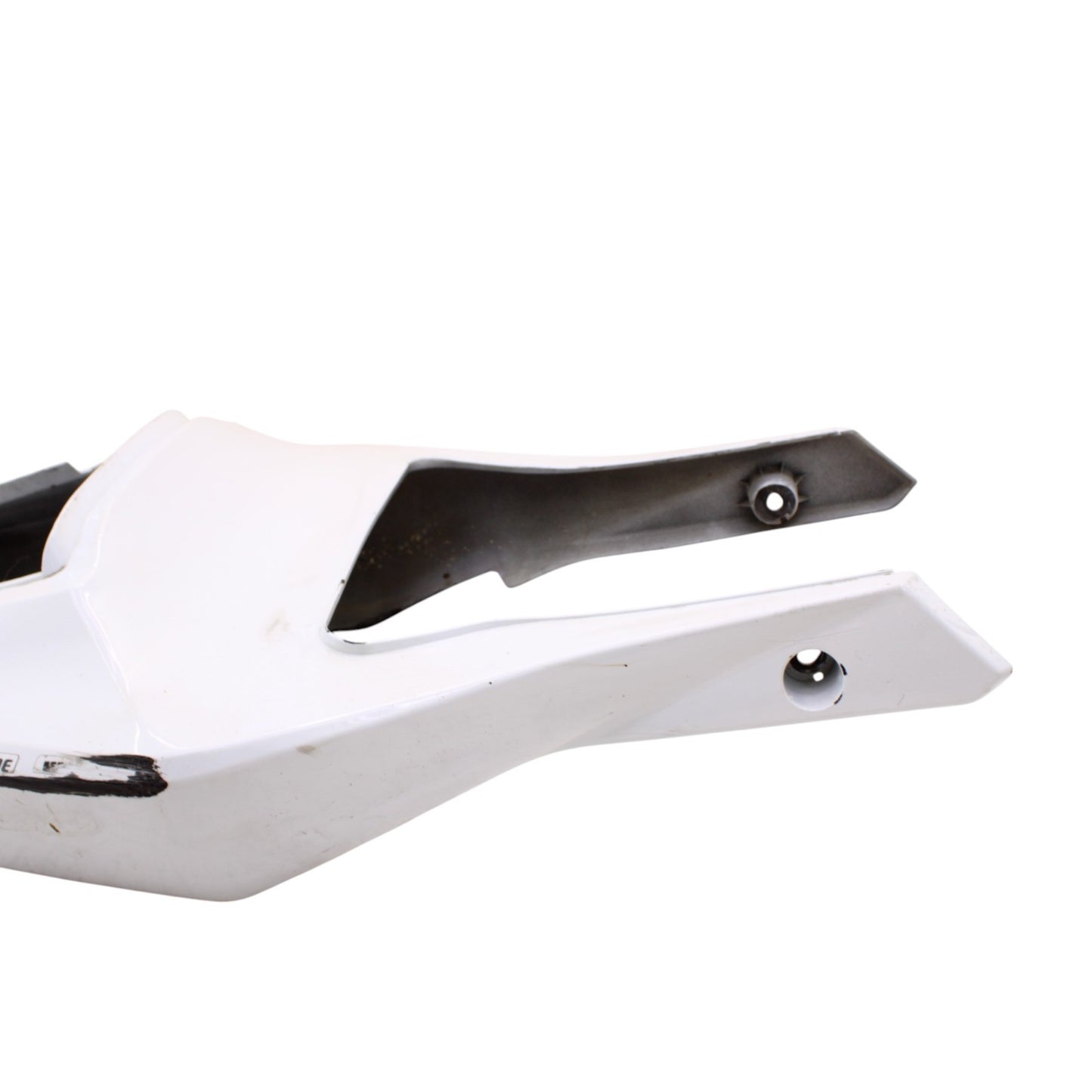 2003 2004 SUZUKI GSXR 1000 REAR BACK TAIL FAIRING COWL SHROUD WHITE PLASTIC