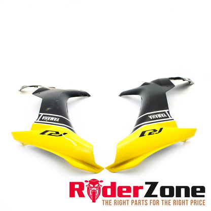 2015 - 2019 YAMAHA YZF R1 MID FAIRINGS SIDE COWLS LEFT RIGHT COWLING YELLOW