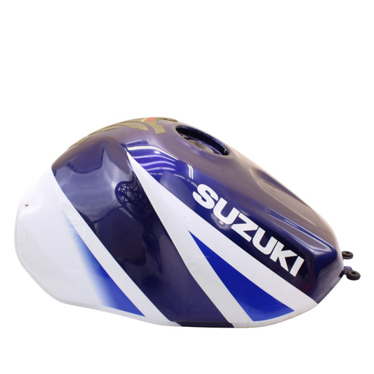 2003 2004 SUZUKI GSXR 1000 GAS TANK FUEL PETROL CANISTER RESERVOIR BLUE STOCK