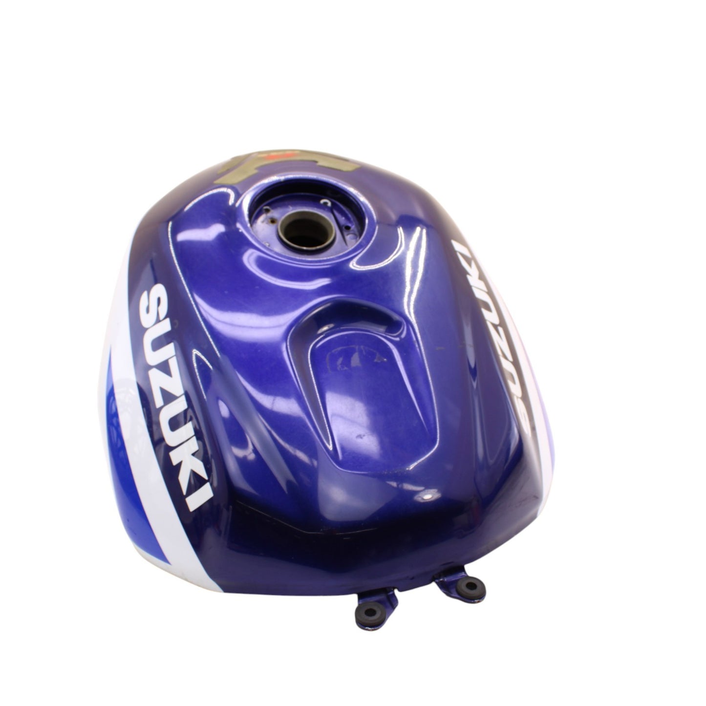 2003 2004 SUZUKI GSXR 1000 GAS TANK FUEL PETROL CANISTER RESERVOIR BLUE STOCK