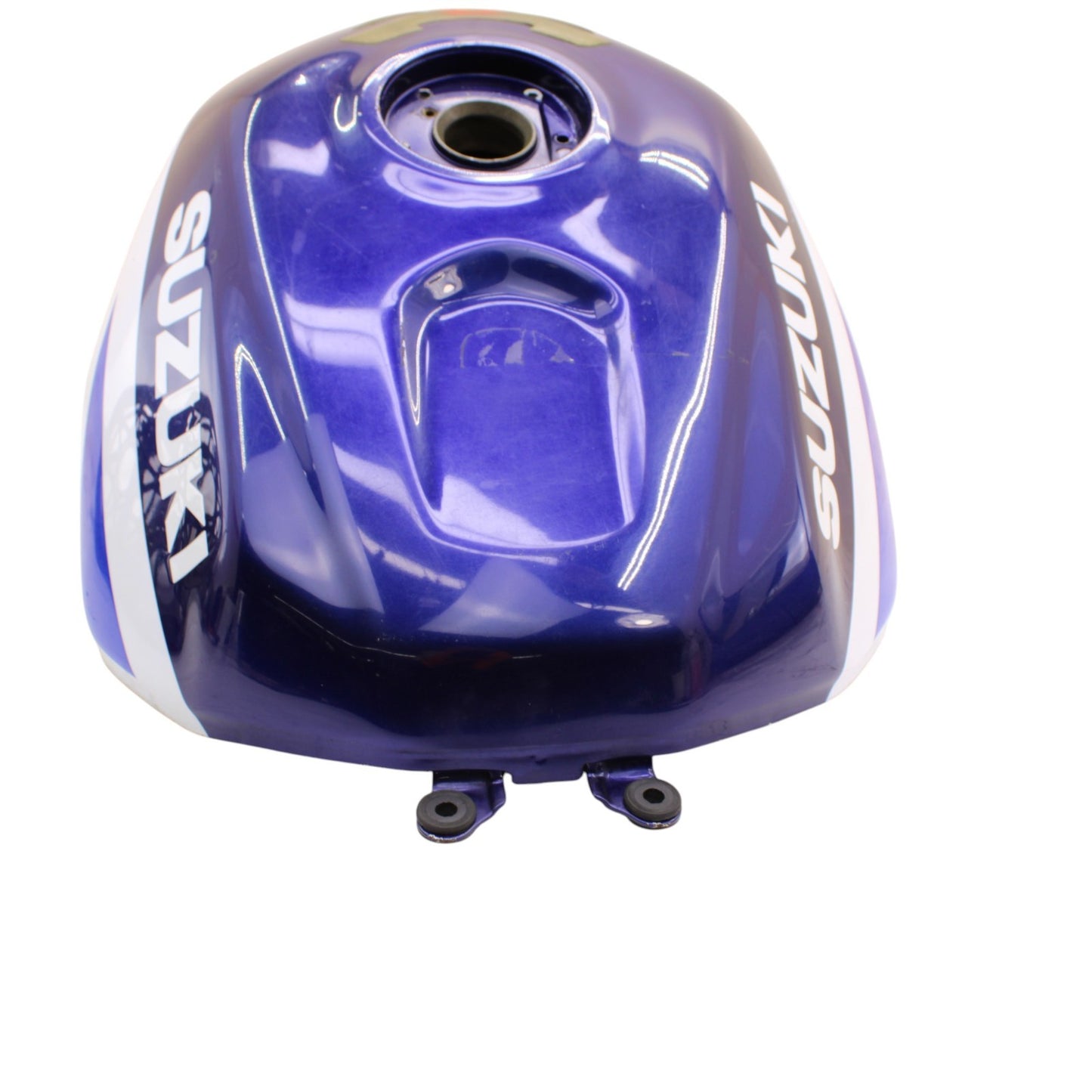 2003 2004 SUZUKI GSXR 1000 GAS TANK FUEL PETROL CANISTER RESERVOIR BLUE STOCK