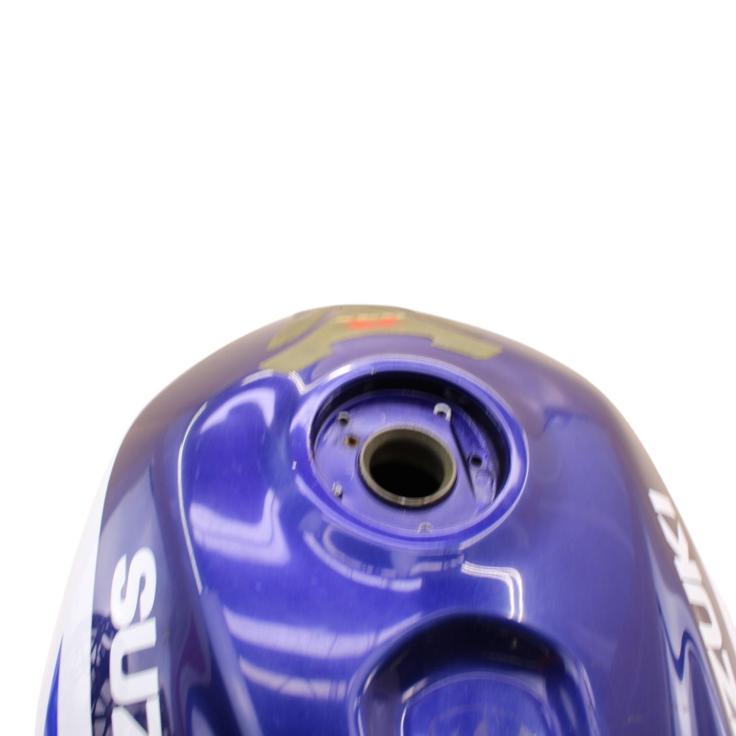 2003 2004 SUZUKI GSXR 1000 GAS TANK FUEL PETROL CANISTER RESERVOIR BLUE STOCK