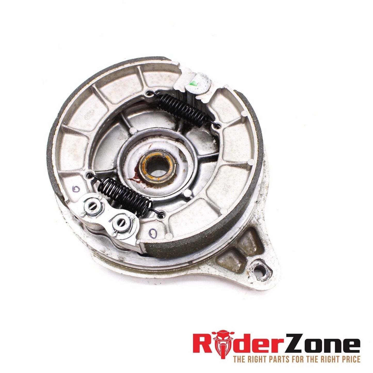 1973 1974 HONDA CB550 REAR BRAKE DRUM PLATE BRAKING UNIT SILVER STOCK