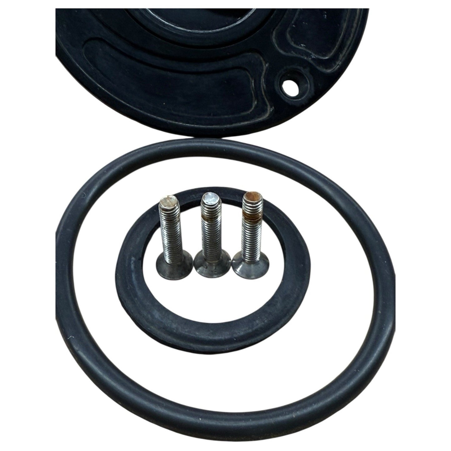 2005 2006 SUZUKI GSXR 1000 GAS CAP FUEL TANK BLACK RESERVOIR COVER