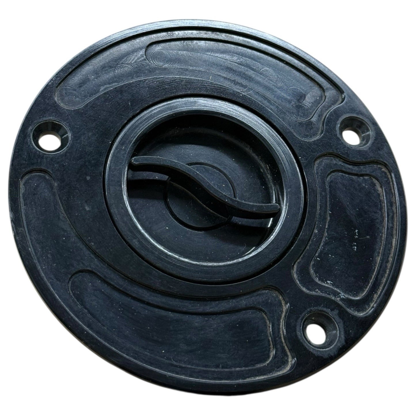 2005 2006 SUZUKI GSXR 1000 GAS CAP FUEL TANK BLACK RESERVOIR COVER