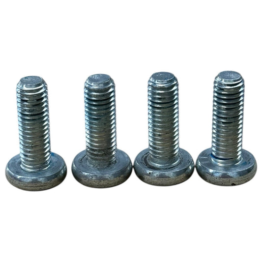 2006 2007 SUZUKI GSXR1000 PASSENGER PEG  BOLTS SET REAR FOOT SILVER STOCK