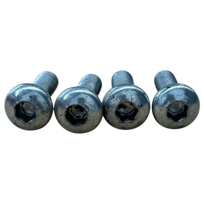 2006 2007 SUZUKI GSXR1000 PASSENGER PEG  BOLTS SET REAR FOOT SILVER STOCK